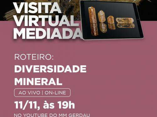 Visita Virtual Mediada: Diversidade Mineral - MM Gerdau