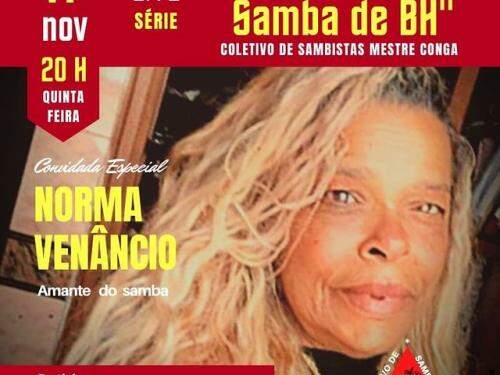 Live Série "Memórias do Samba de BH" com Norma Venâncio