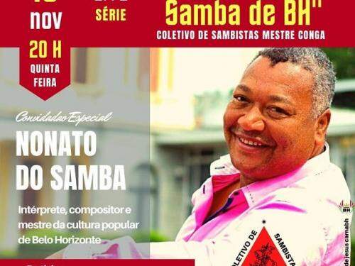 Live Série "Memórias do Samba de BH" com Nonato do Samba