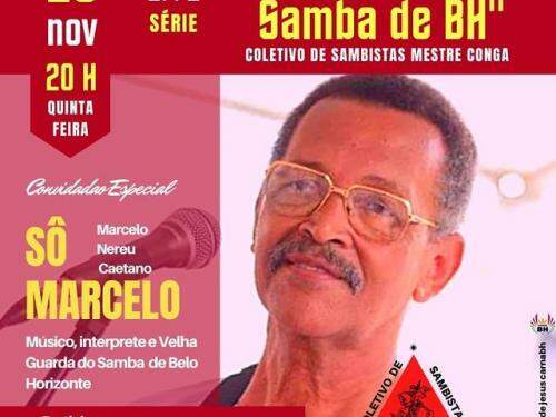 Live Série "Memórias do Samba de BH" com Sô Marcelo
