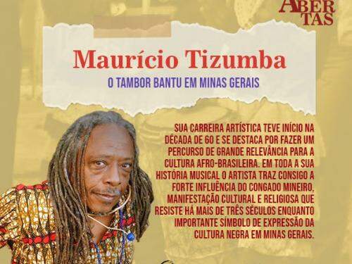 Projeto Aulas Abertas: “O Tambor Bantu em Minas Gerais” com Maurício Tizumba