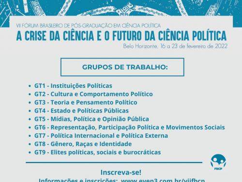 VII Fórum Brasileiro de Pós-Graduação em Ciência Política 2022