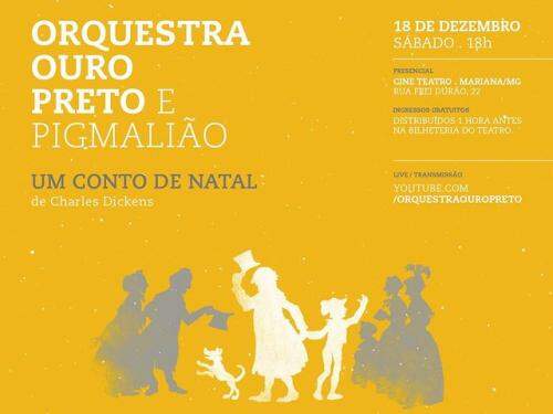 Orquestra Ouro Preto e o Grupo Pigmalião apresentam “Um Conto de Natal”