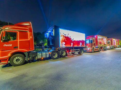 Caravanas Iluminadas de Natal da Coca-Cola FEMSA Brasil