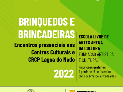 Escola Livre de Artes Arena da Cultura - Inscrições 1º Semestre 2022