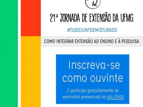 21ª Jornada de Extensão da UFMG