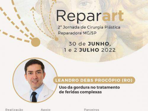 REPARART – 2ª Jornada de Cirurgia Plástica Reparadora de Minas Gerais 2022