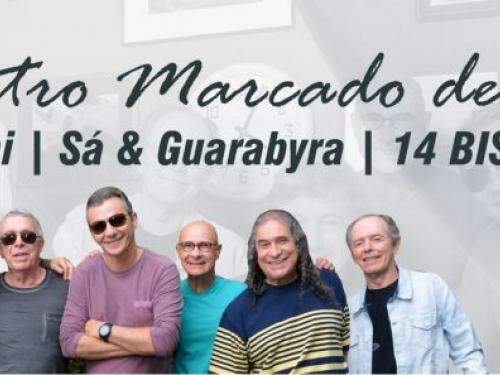 Show: “O Encontro Marcado de Flávio Venturini, Sá & Guarabyra e 14 Bis”!