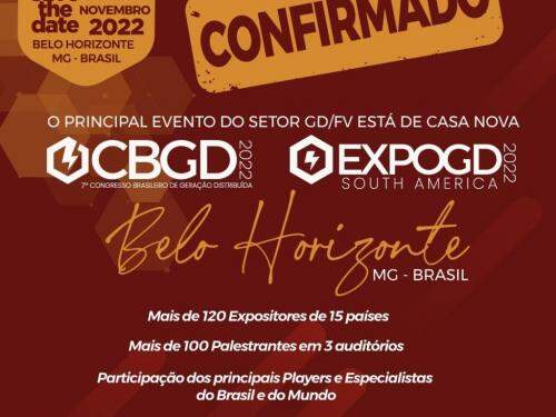 7º Congresso Brasileiro de Geração Distribuída– CBGD 2022 / 7ª Feira Brasileira de Geração Distribuída - Expo GD 2022 