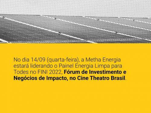 FINI 2022 - Fórum de Investimento e Negócios de Impacto