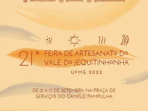  21ª Feira de Artesanato do Vale do Jequitinhonha UFMG
