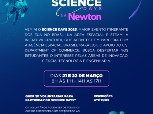  7ª Edição - Science Days - Newton 2023 