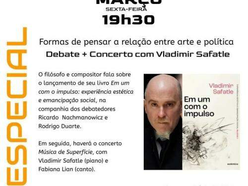 Debate + Concerto com Vladimir Safatle - Conservatório UFMG