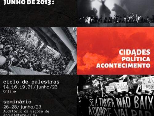Seminário - Brasil, manifestações, Junho de 2013: cidades, política, acontecimento