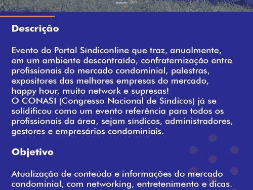 CONASI - Congresso Nacional de Síndicos 2024 | Edição Belo Horizonte