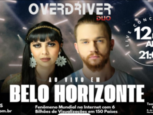 Show: Overdriver Duo, formado por Evandro Tiburski e Fabi Terada
