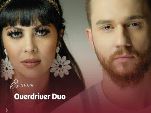Show: Overdriver Duo, formado por Evandro Tiburski e Fabi Terada