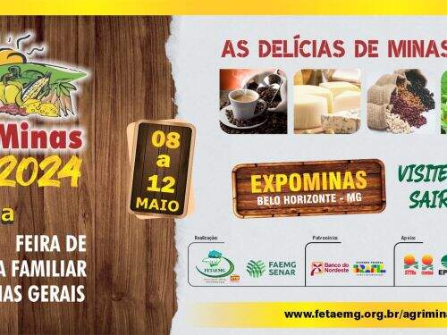 15º Feira de Agricultura Familiar de Minas Gerais - AgriMinas 2024