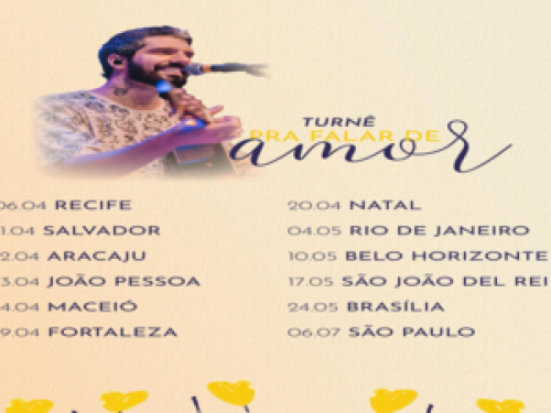 Show: David Coelho "Turnê Pra falar de Amor"