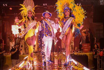 A Corte Real Momesca do Carnaval de Belo Horizonte é responsável por representar a folia e levar o espírito carnavalesco a eventos e agendas oficiais de promoção da festa na cidade. 