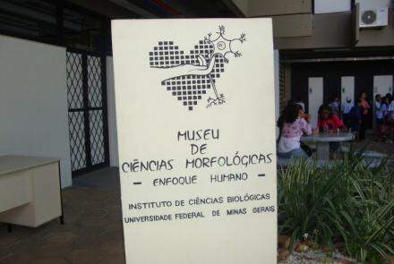 Entrada do Museu de Ciências Morfológicas da UFMG