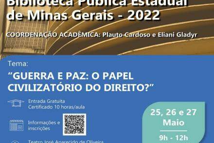 IV Jornada de Direito da Biblioteca Pública Estadual de Minas Gerais - 2022
