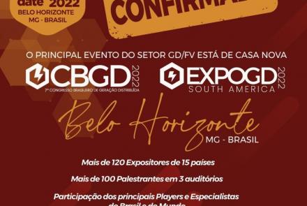 7º Congresso Brasileiro de Geração Distribuída– CBGD 2022 / 7ª Feira Brasileira de Geração Distribuída - Expo GD 2022 