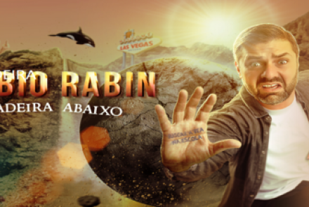  Show solo de Comédia Stand up: Fábio Rabin “Ladeira abaixo”