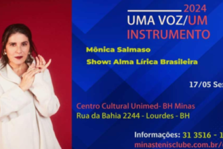Show: “Alma lírica brasileira”, de Mônica Salmaso