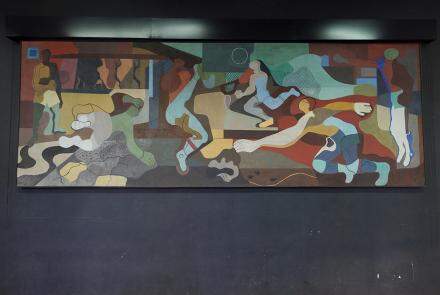 O espaço ainda tem toques paisagísticos de Burle Marx e obras de Cândido Portinari. Foto: Antônio Vitor Campo Maia / Acervo Belotur