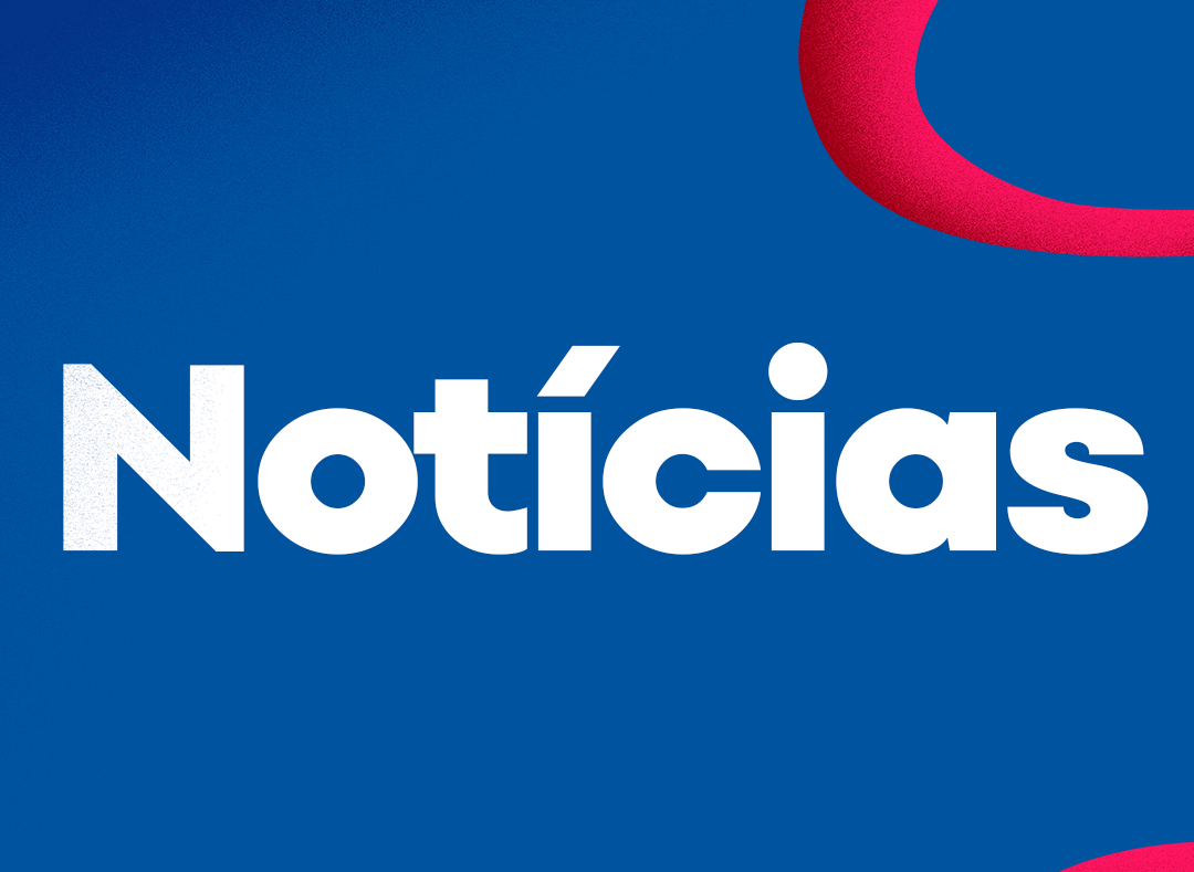 Imagem escrito Noticias em um fundo azul