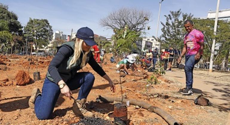Representantes do Carnaval de BH plantam minifloresta neste sábado (28) como legado da festa