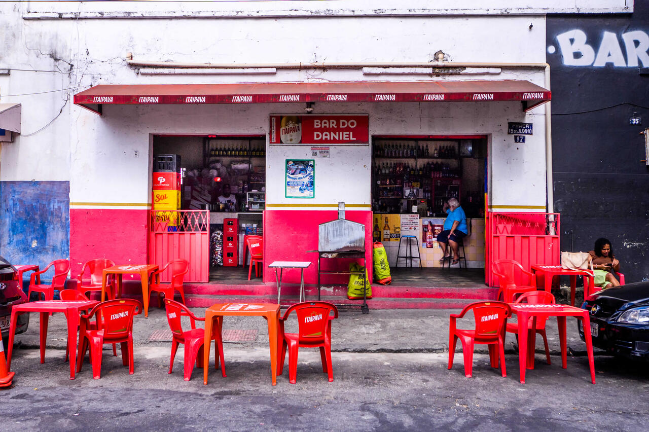 Foto da fachada de do bar do daniel