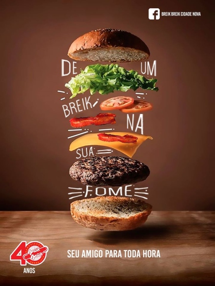 Divulgação/Facebook Breik Breik Sanduíches Breik Breik Sanduíches