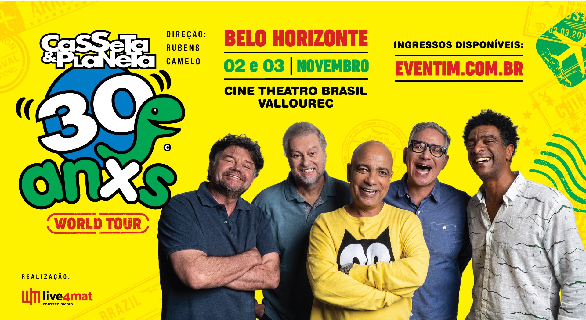 Casseta & Planeta Tour 30 Anxs 2019