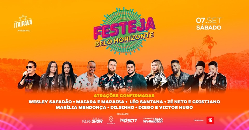 Reprodução/Evento oficial Festeja BH 2019