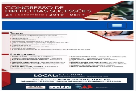 Congresso de Direito das Sucessões 2019