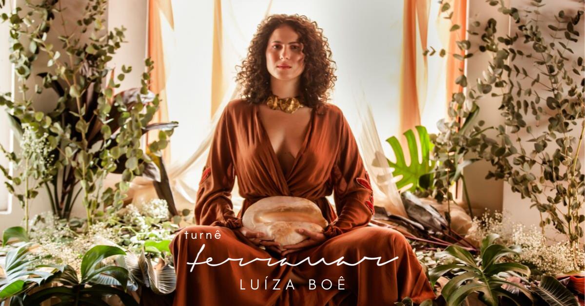 Reprodução/ Facebook Luíza Boê - Show de Lançamento Terramar