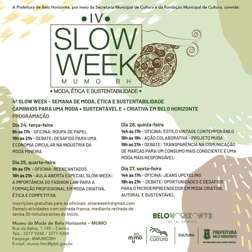 IV Slow Week – Moda, ética e sustentabilidade