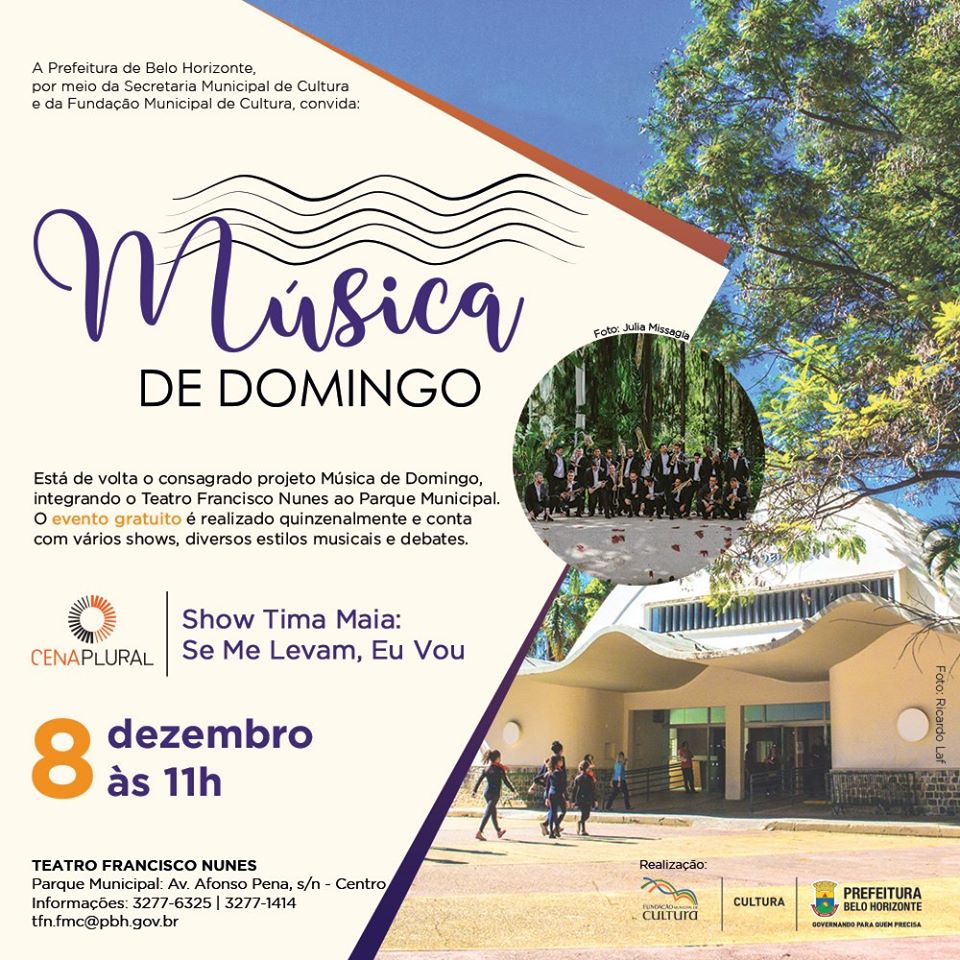 Projeto Música de Domingo – Teatro Francisco Nunes