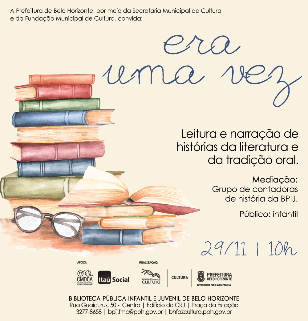 Projeto Era uma vez: Leitura e narração de histórias da literatura e da tradição oral