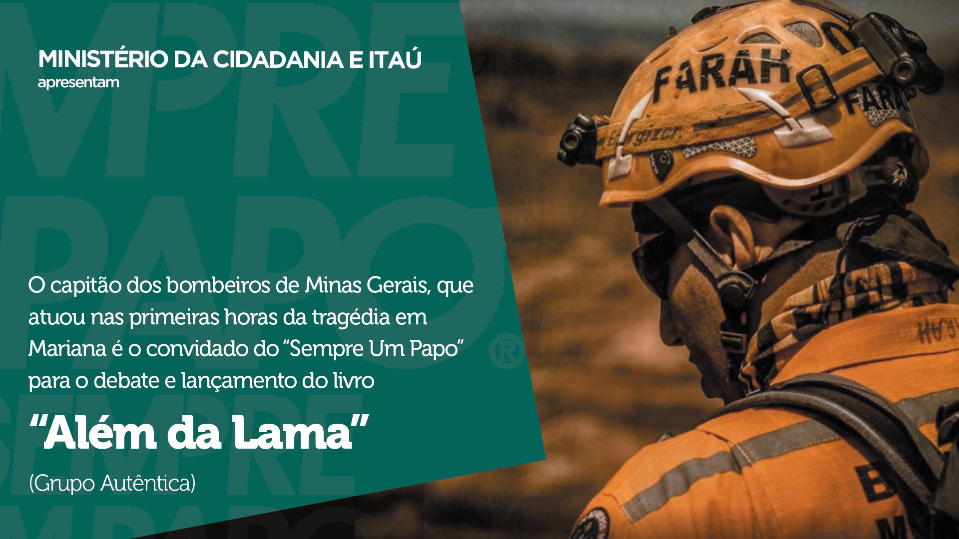 Reprodução/ Facebook Sempre um Papo recebe Leonard Farah