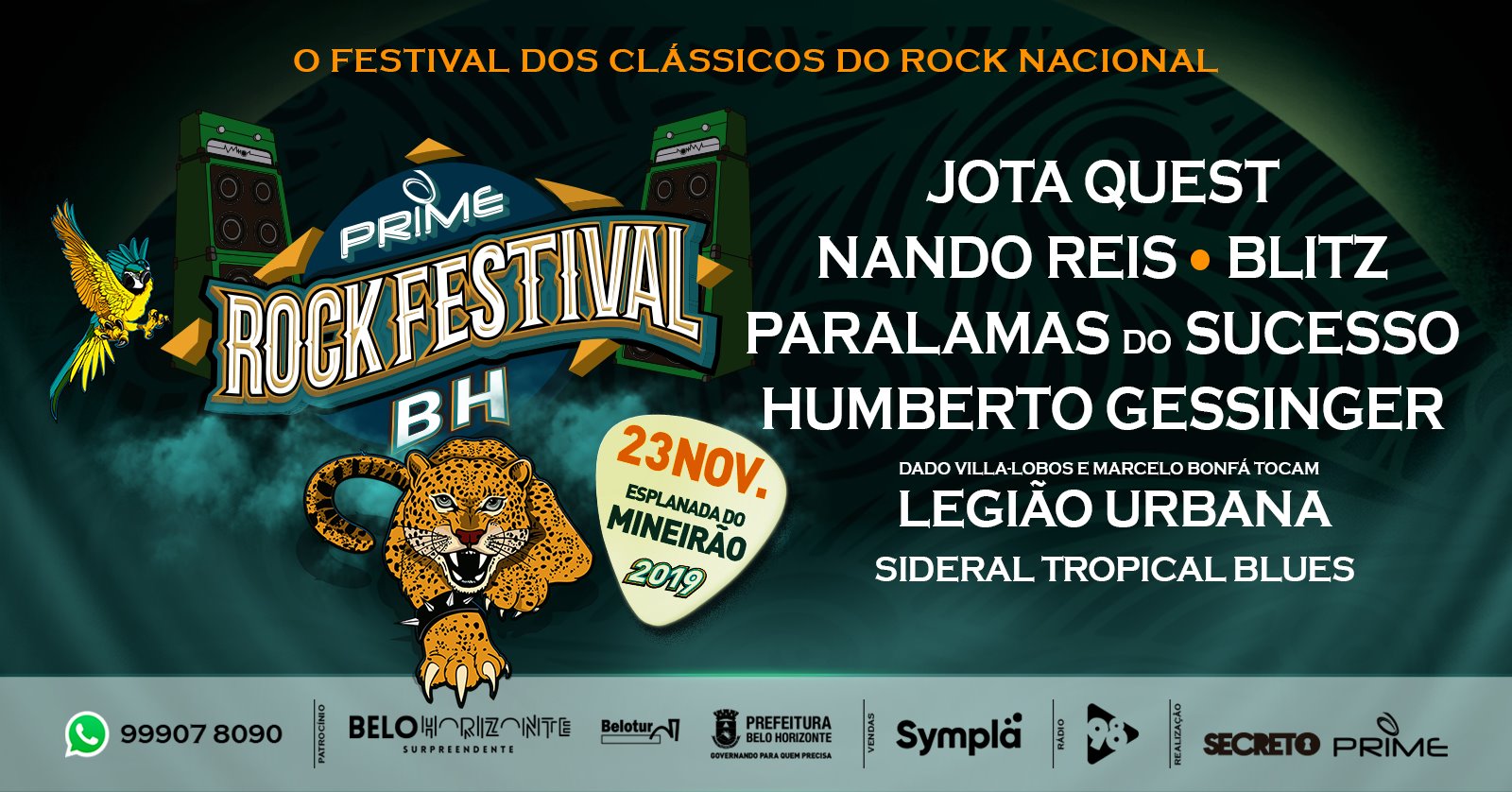 Prime Rock Festival BH – O festival dos clássicos do Pop Rock