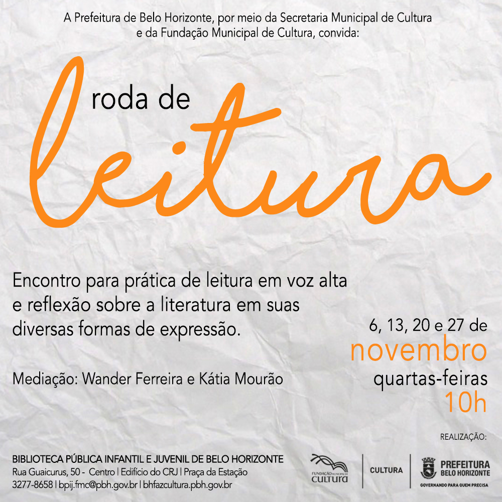 Roda de Leitura - Novembro/2019