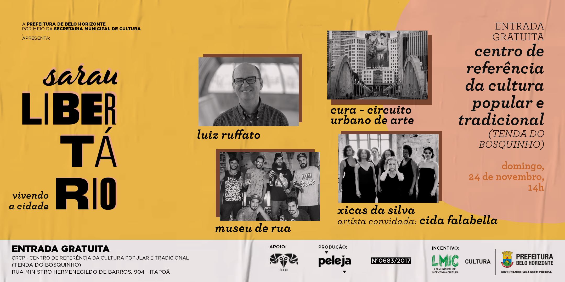 Projeto Sarau Libertário: Novembro | “Vivendo a Cidade”