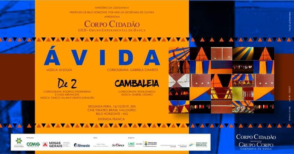 Reprodução/ Facebook Corpo Cidadão – Espetáculo “Ávida”
