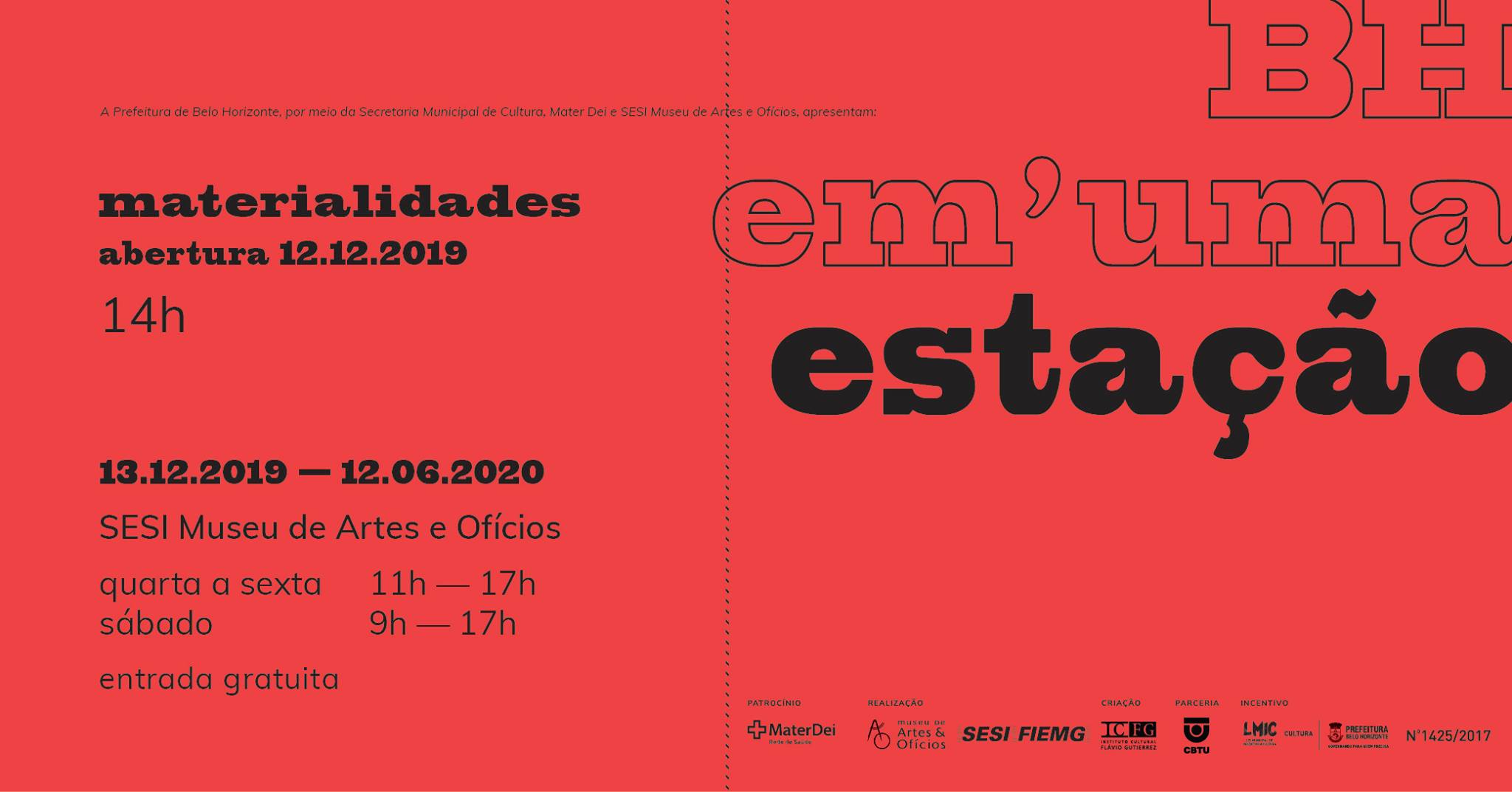 Exposição: “BH Em Uma Estação – Materialidades”