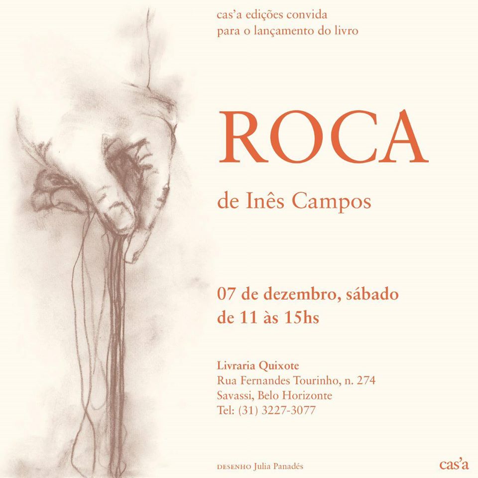Lançamento de Roca, de Inês Campos