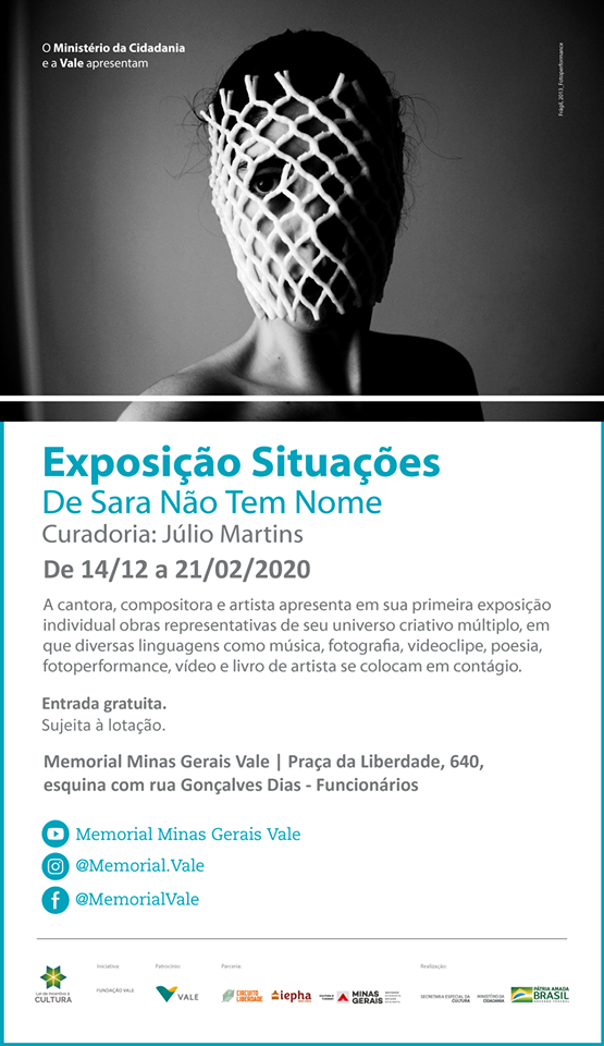 Sara Não Tem Nome abre a Exposição “Situações” no Memorial Vale