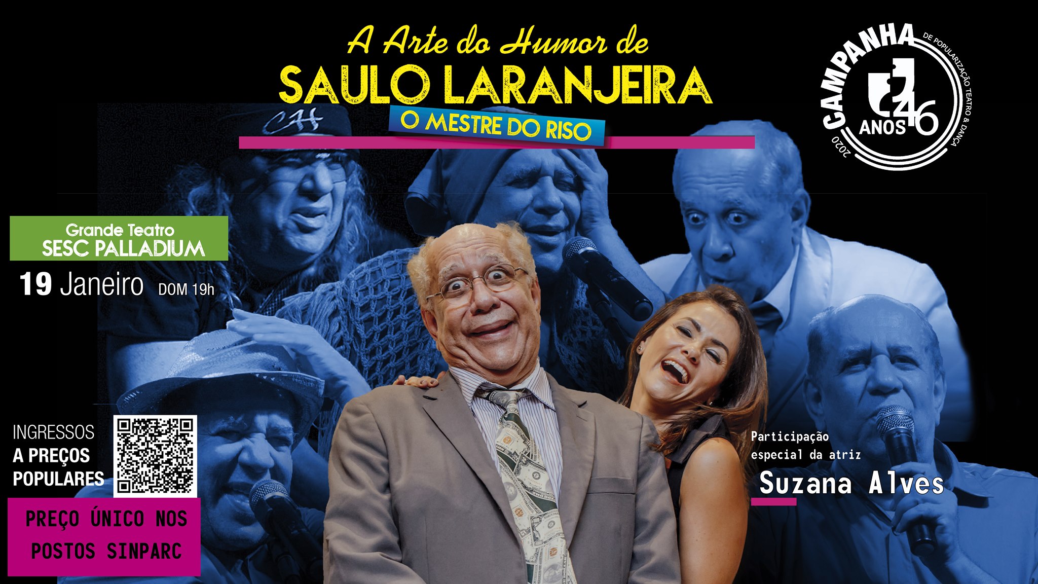Espetáculo: Arte do humor de Saulo Laranjeira 